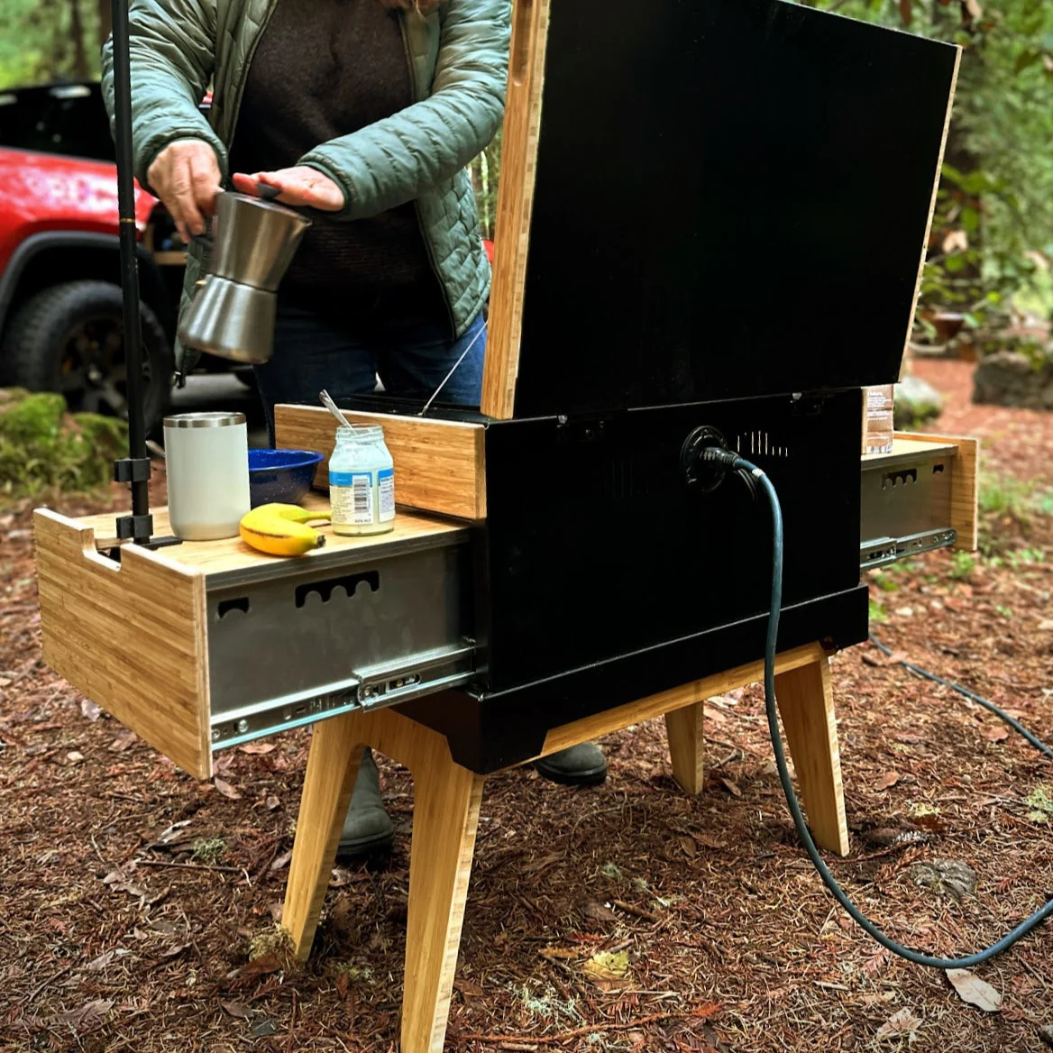 Field Table – Compact Folding Bamboo Camp Table - Image 5