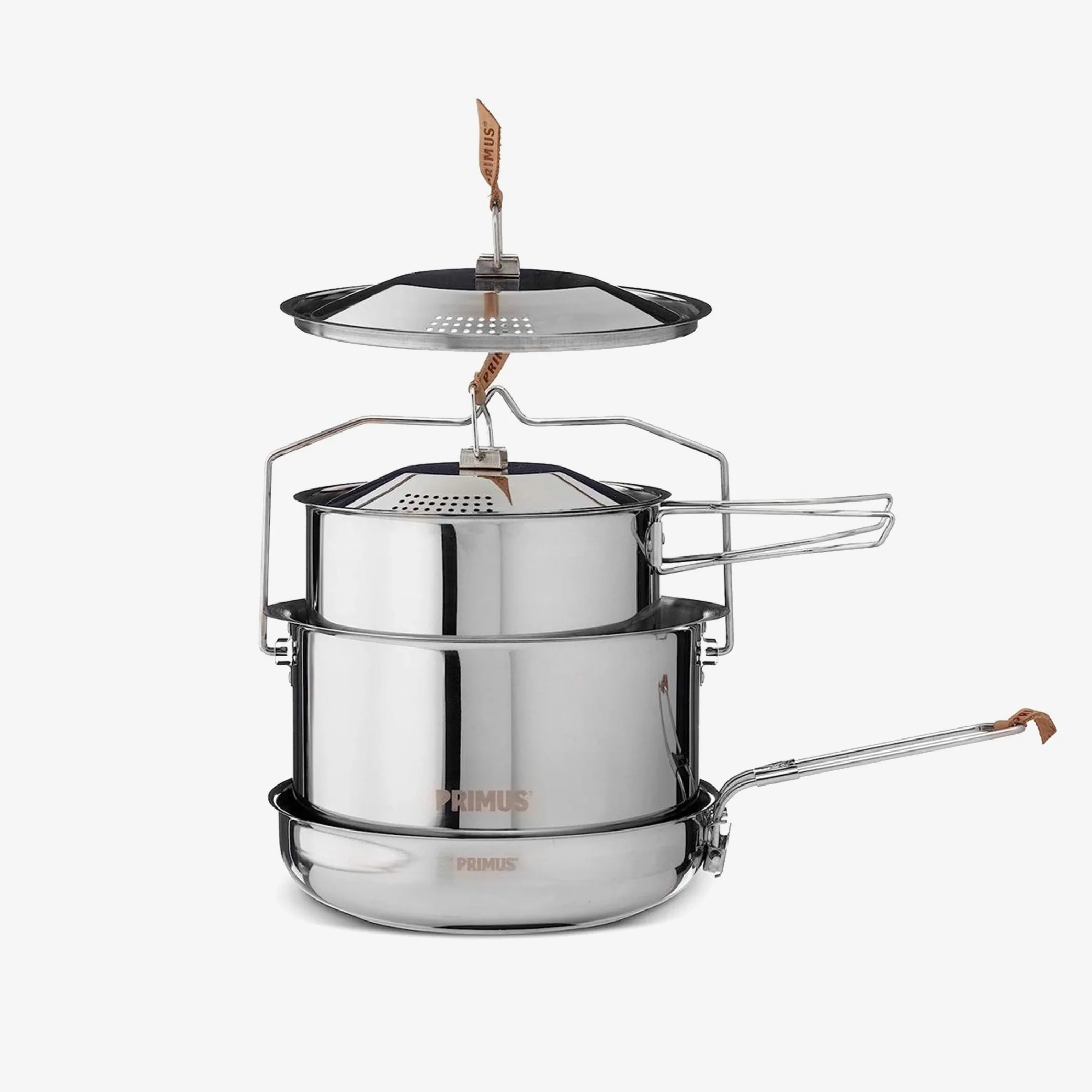 Campfire Cookset Stainless Steel - Large - Image 7