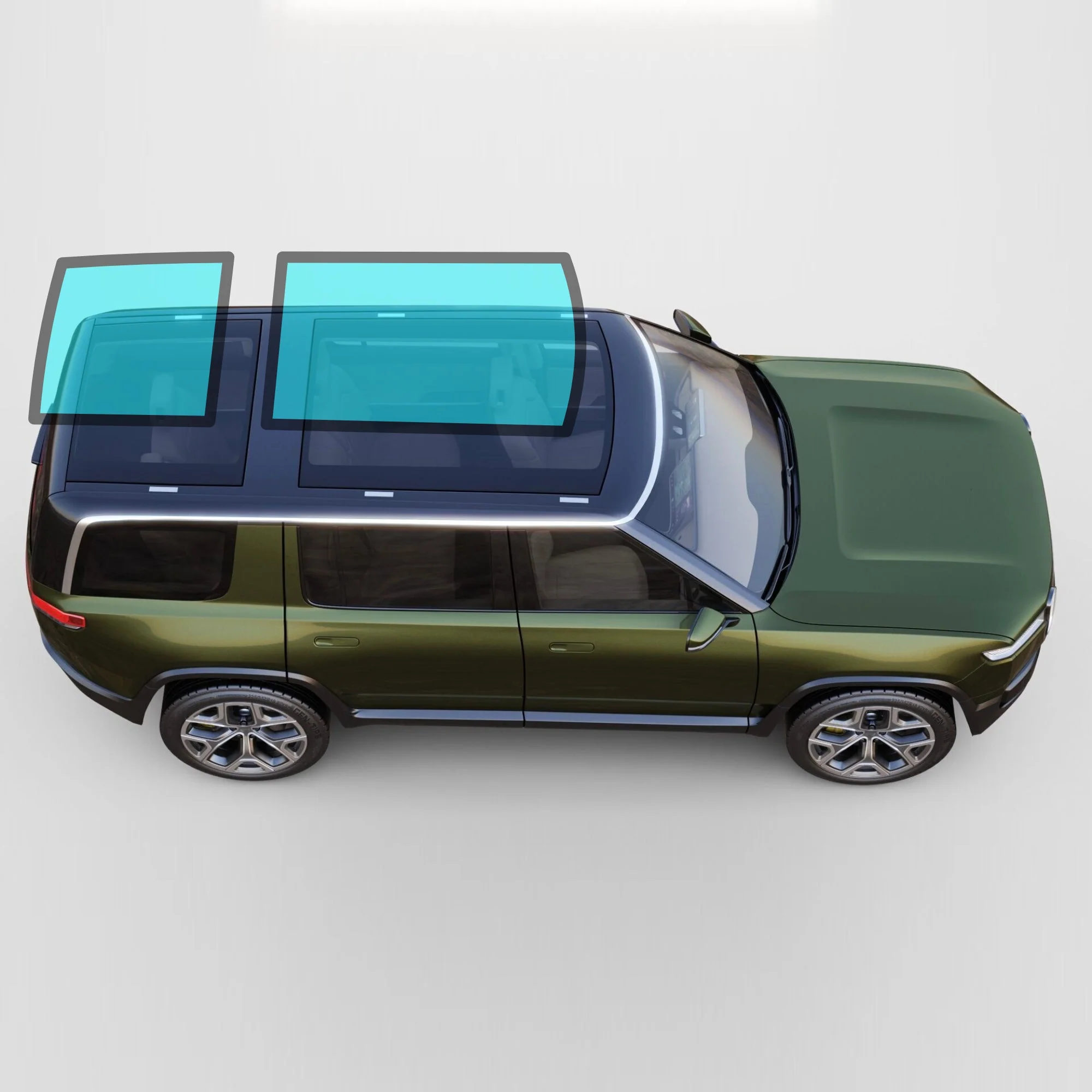 Windshield & Sunroof Protection Film | Rock Chips, UV & IR Defense for Rivian R1S & R1T - Image 11