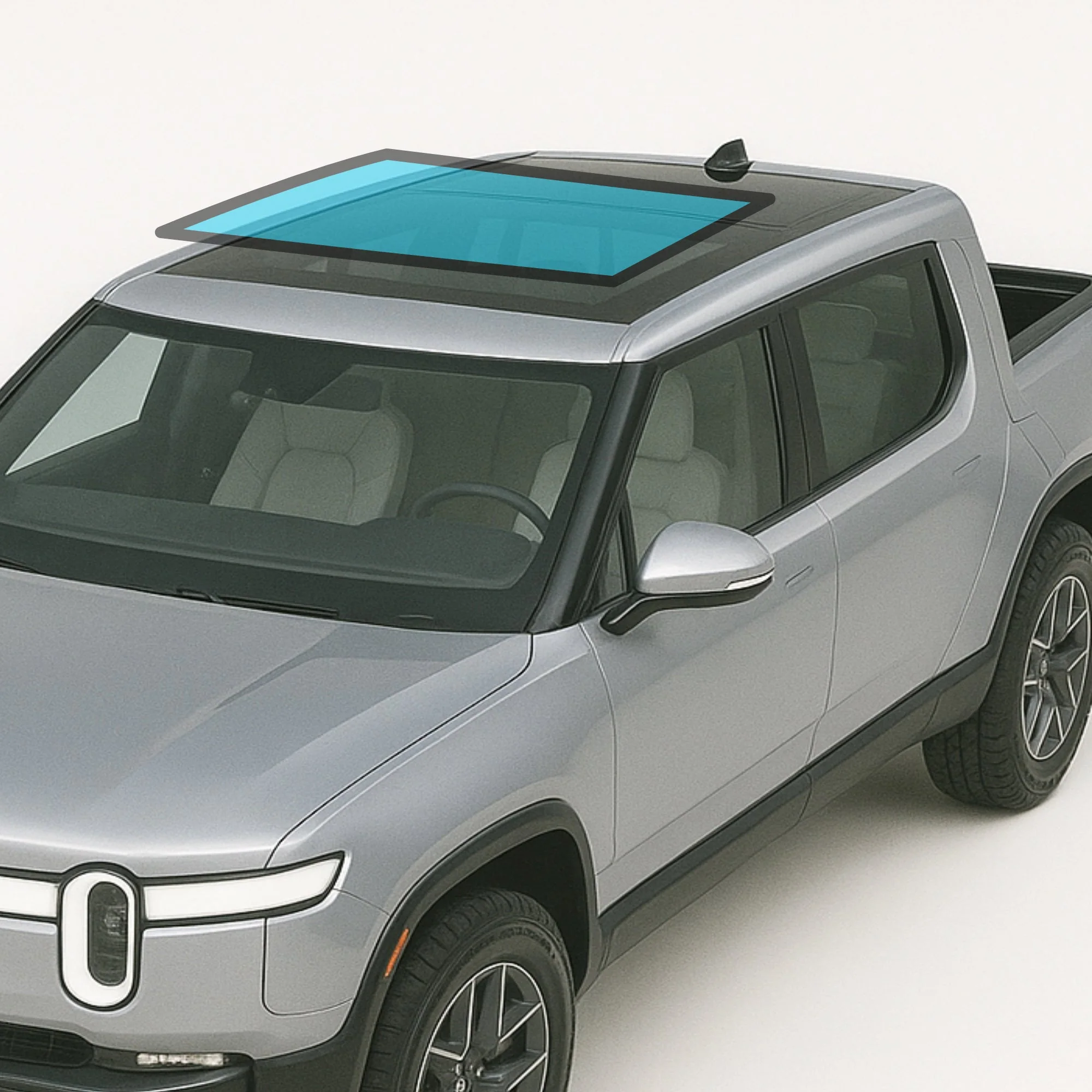 Windshield & Sunroof Protection Film | Rock Chips, UV & IR Defense for Rivian R1S & R1T - Image 12
