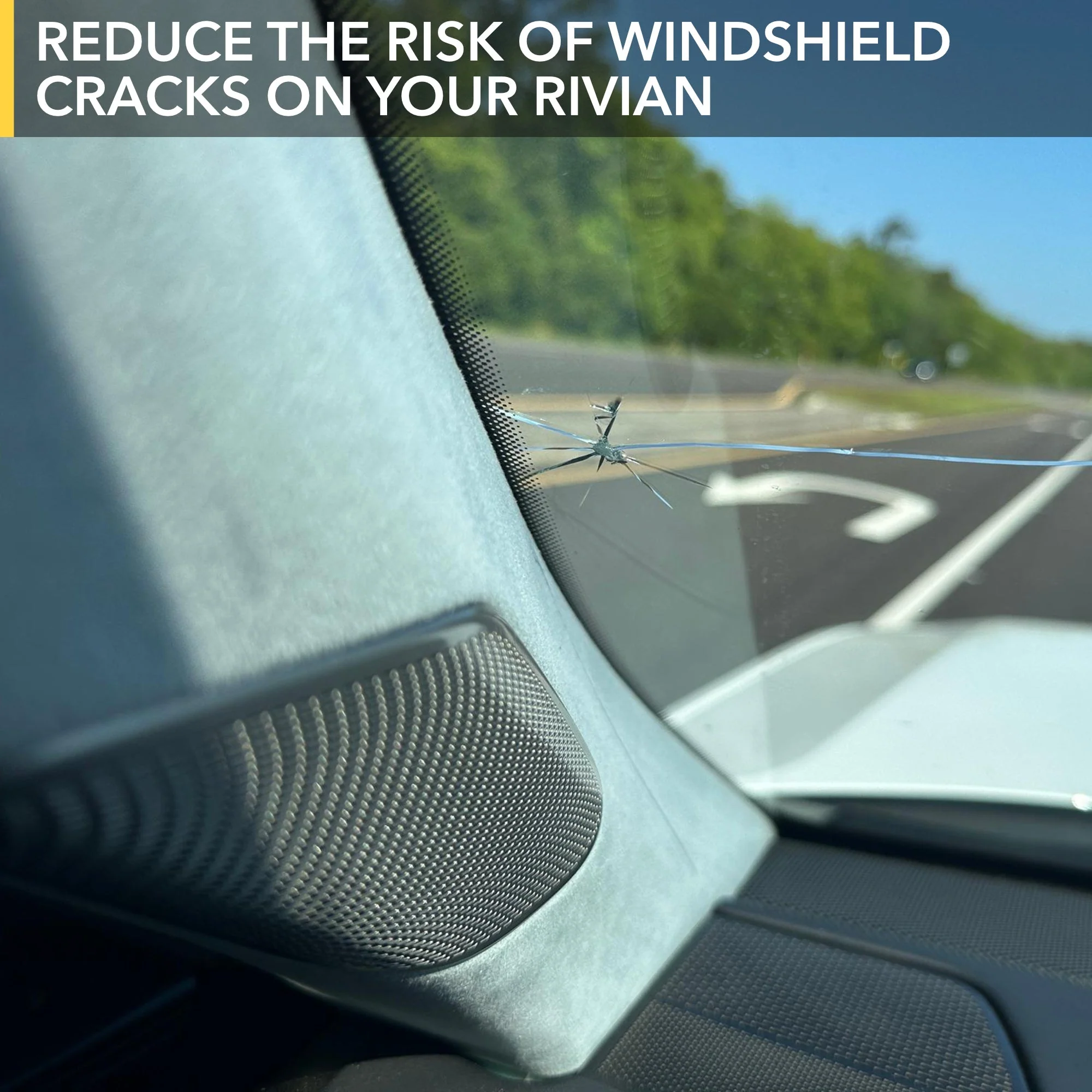 Windshield & Sunroof Protection Film | Rock Chips, UV & IR Defense for Rivian R1S & R1T - Image 2