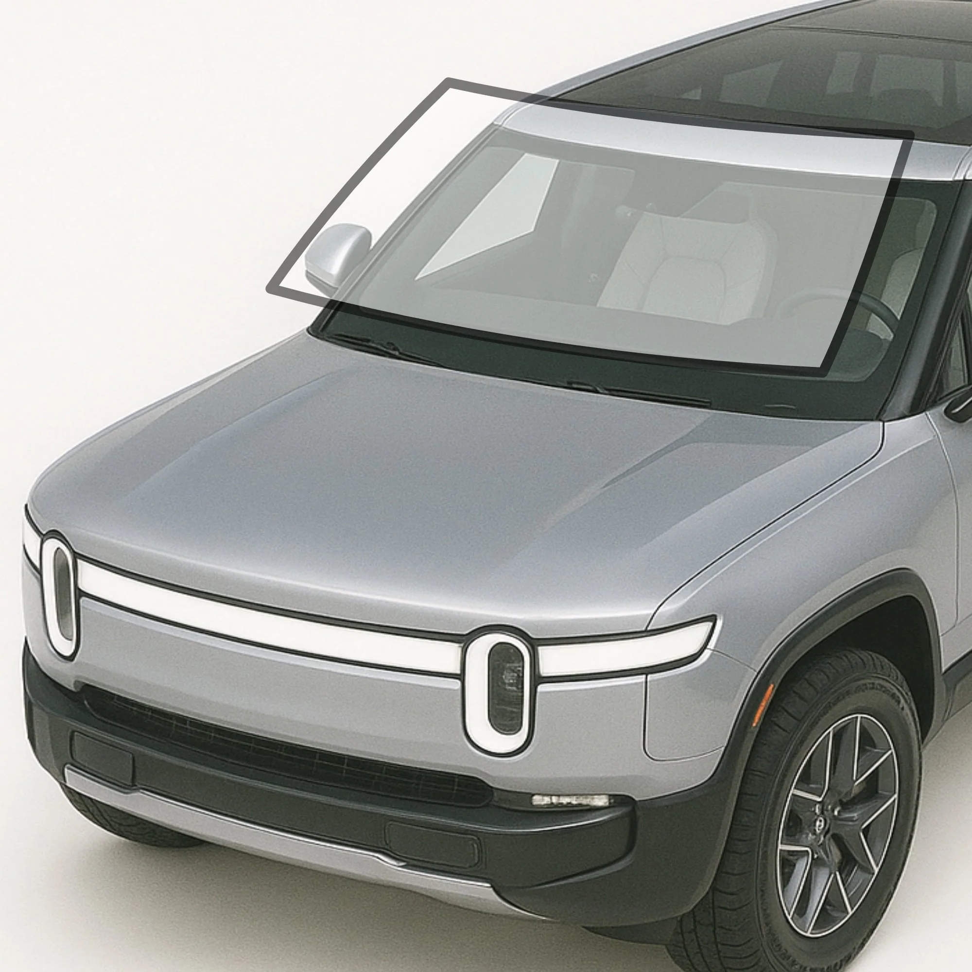 Windshield & Sunroof Protection Film | Rock Chips, UV & IR Defense for Rivian R1S & R1T - Image 8
