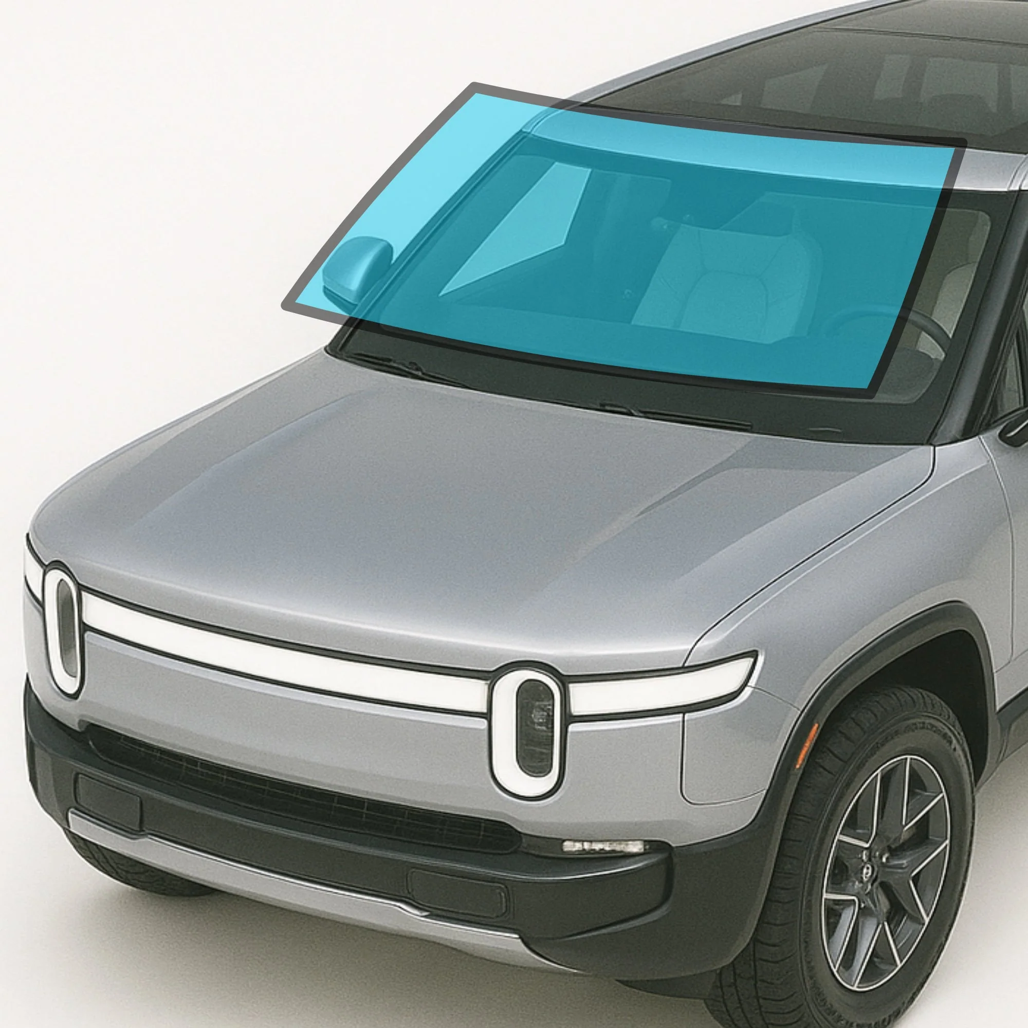Windshield & Sunroof Protection Film | Rock Chips, UV & IR Defense for Rivian R1S & R1T - Image 9